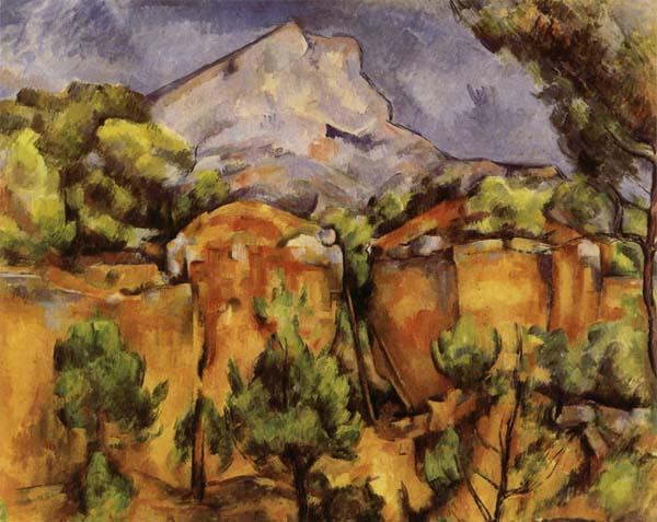 Paul Cezanne Mont Sainte-Victoire Seen from Bibemus oil painting image